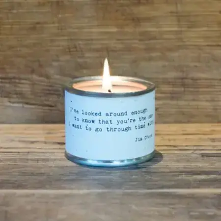 Cedar Mountain Little Gem Candle In The End
