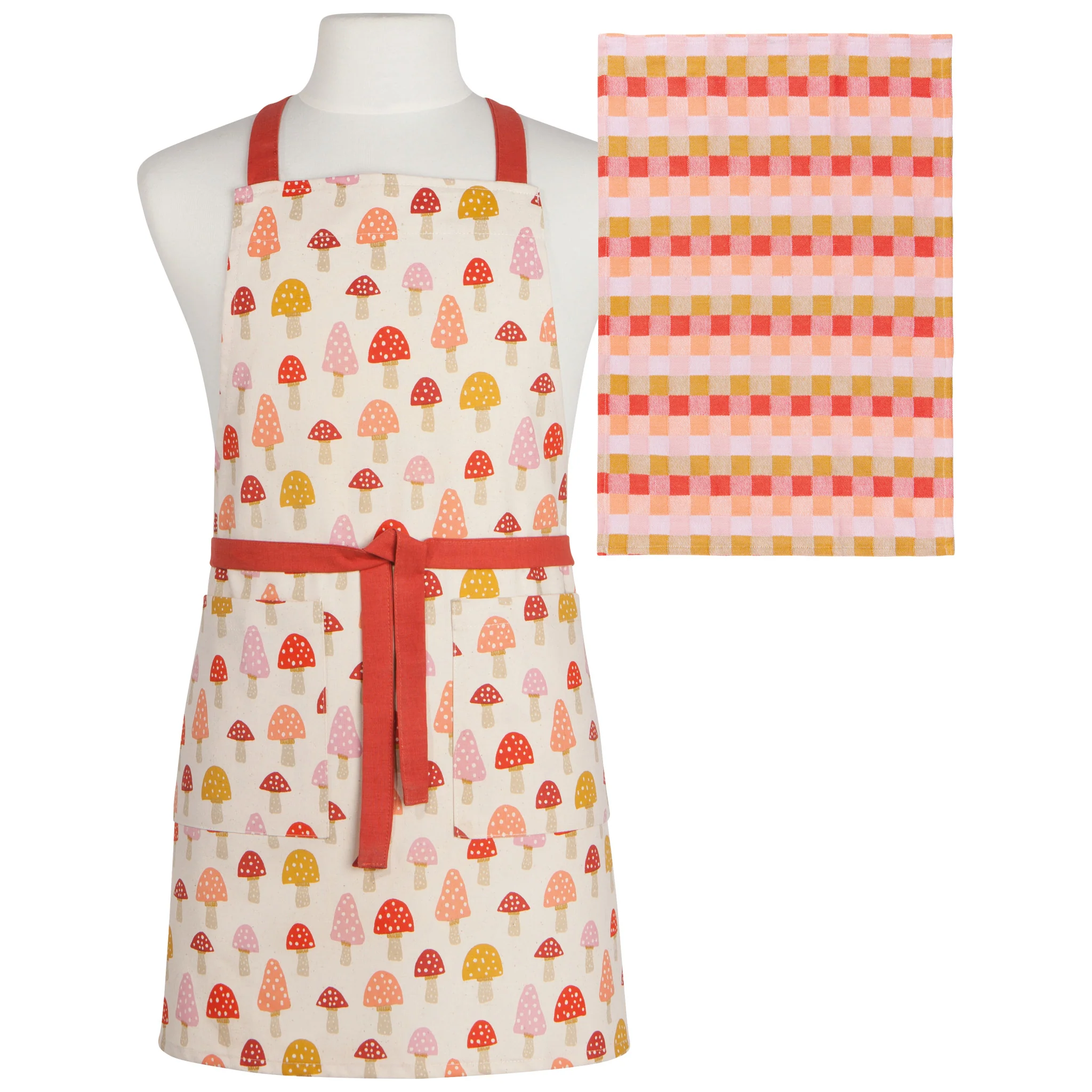 Danica Toadstool Apron & Dishtowel