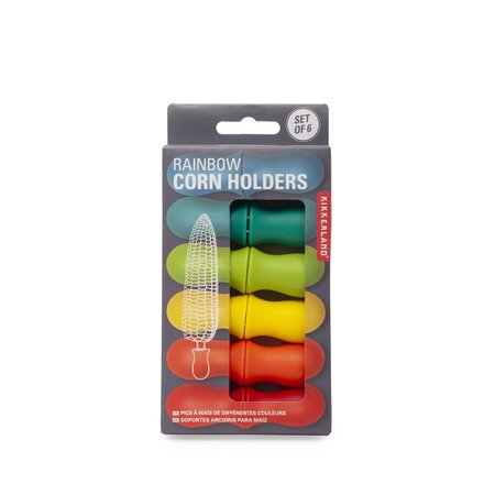 Kikkerland Rainbow corn holders