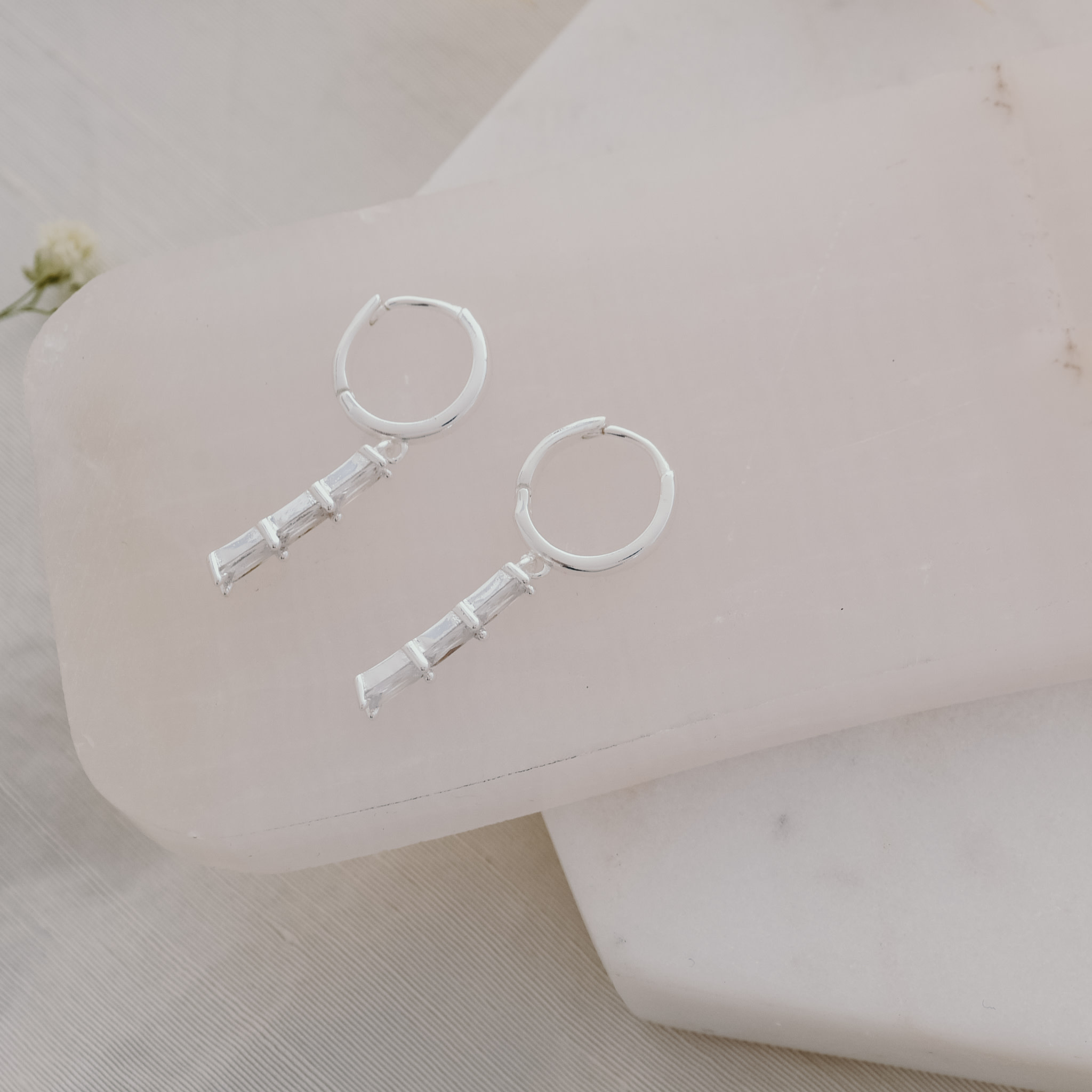 Glee Raya Hoops Silver