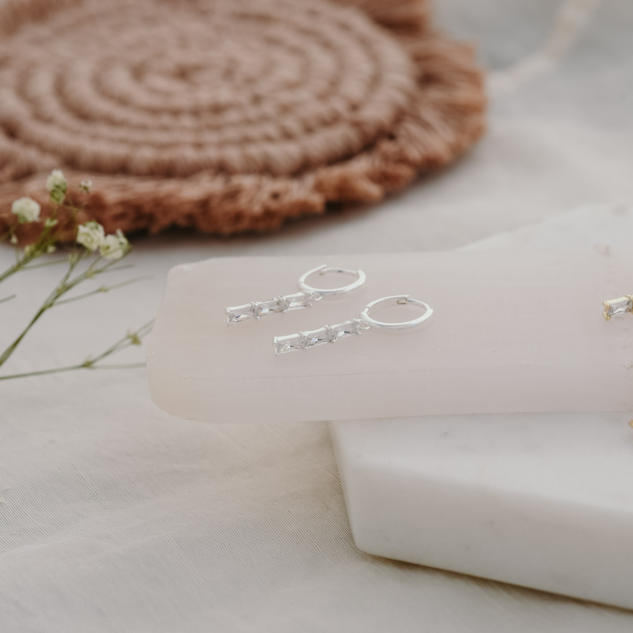 Glee Raya Hoops Silver