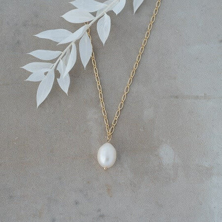 Glee Veda Necklace Gold/Pearl