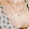 Glee Paperclip Heart Necklace Gold