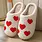 Oceanic Inc Sherpa Red Multi Heart Slippers