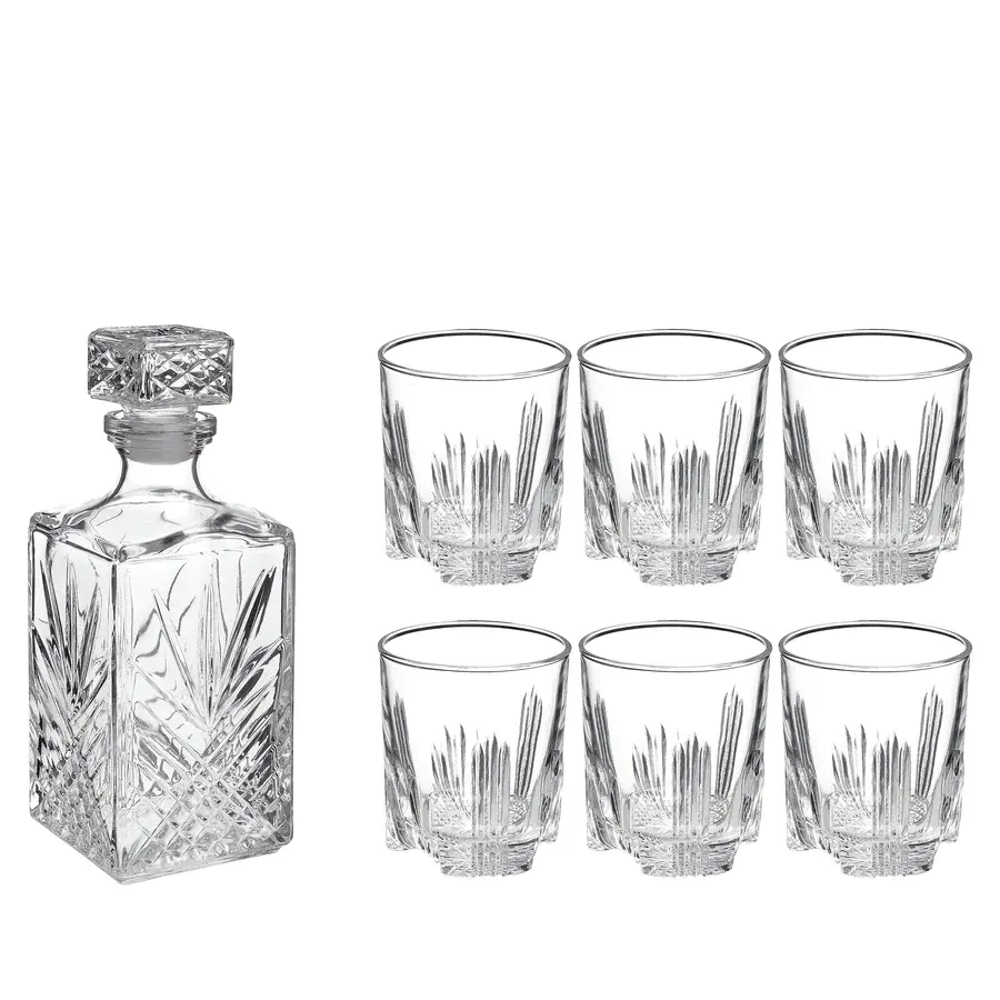 Trudeau Selecta 7 Piece Whiskey Set