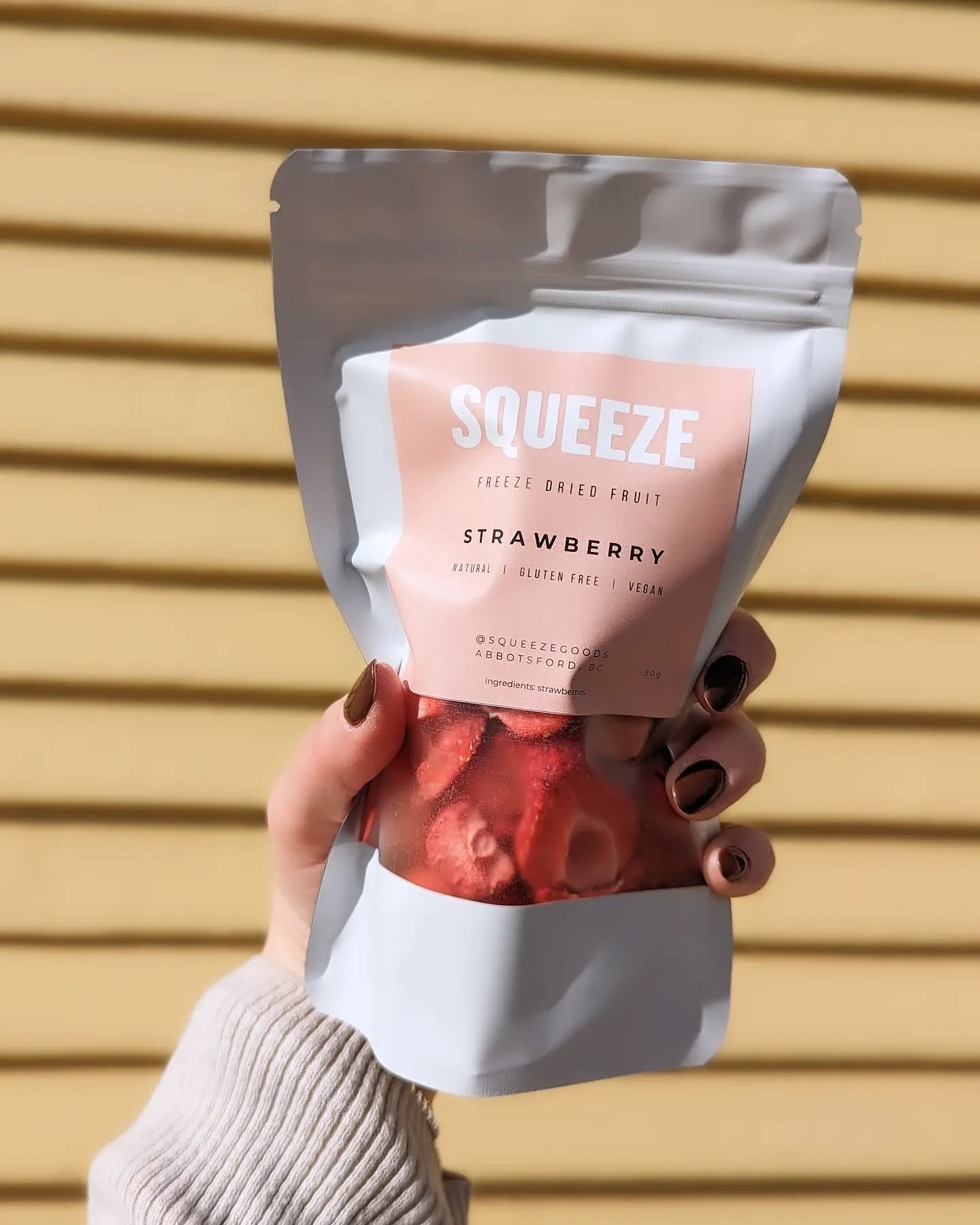 Squeeze Freeze Dried Strawberries