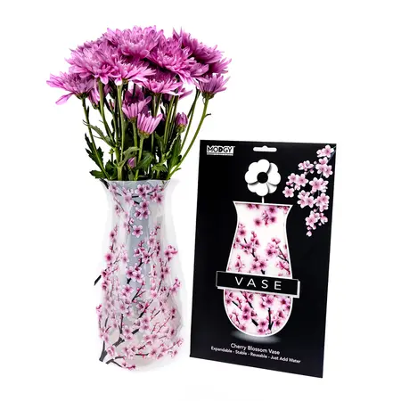 Cherry Blossom Collapsible Vase