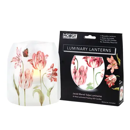 Luminary Lantern Jacob Marrel tulips