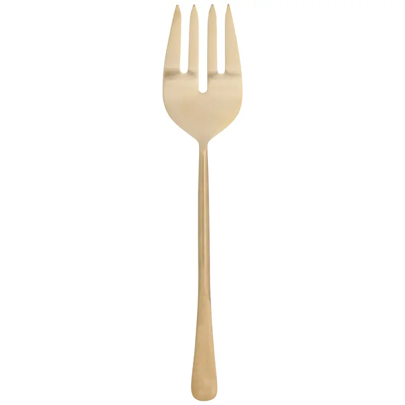 Danica Heirloom Stainless Steel Salad Server Set - Gold