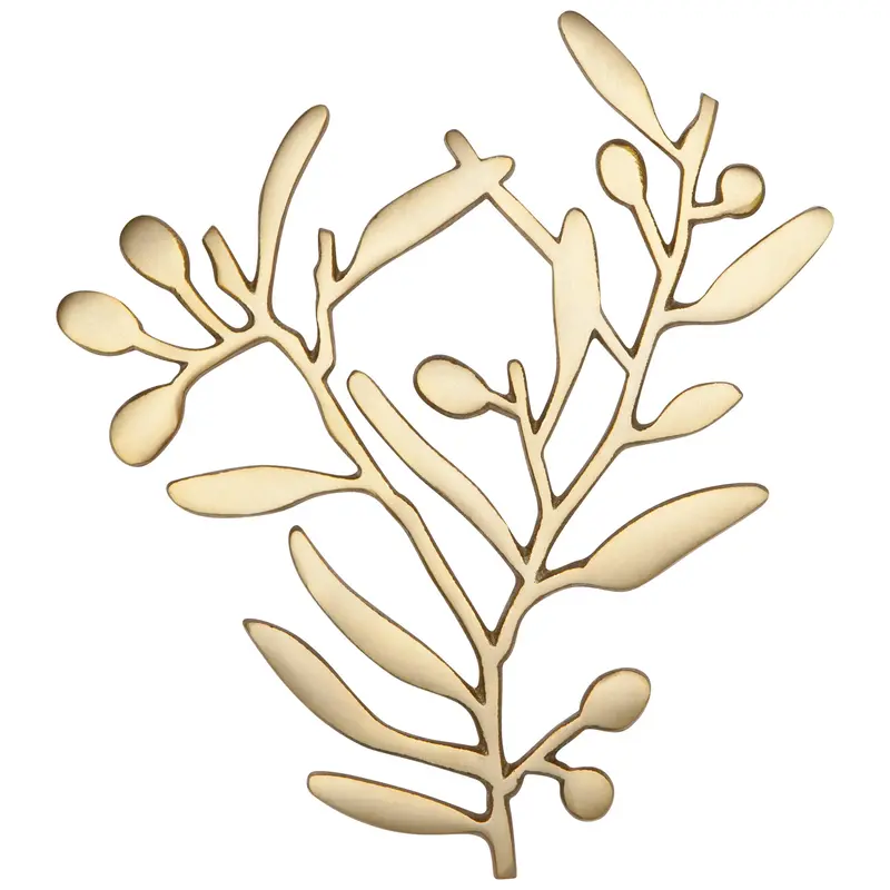 Danica Heirloom Matte Gold Metal Trivet
