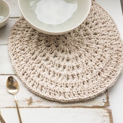 Danica Heirloom Natural Knotted Placemat