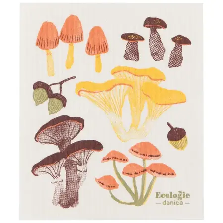 Ecologie by Danica Field Mushrooms Swedish Cloth