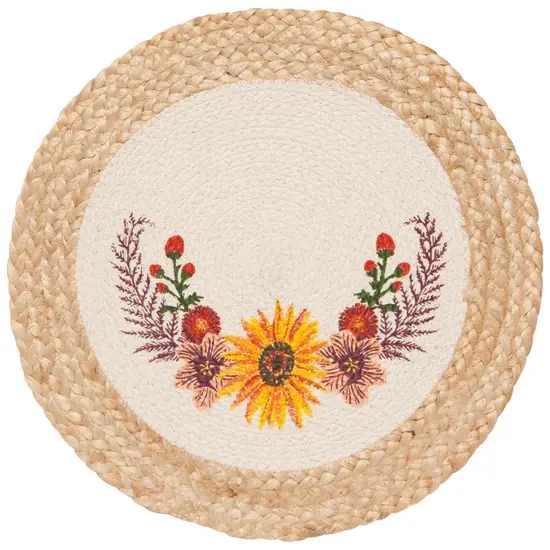 Danica Sunflower Splendor Braided Placemat