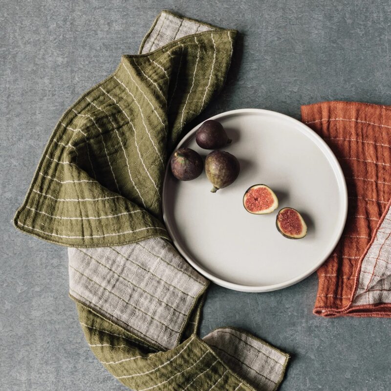Danica Heirloom Olive Branch Double Weave Napkins (Set of 4)