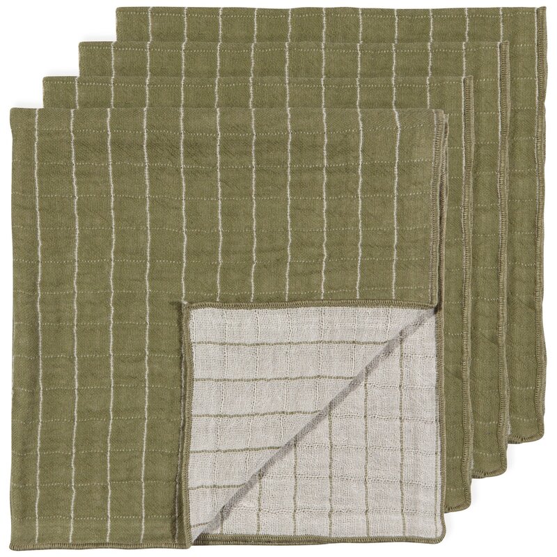 Danica Heirloom Olive Branch Double Weave Napkins (Set of 4)