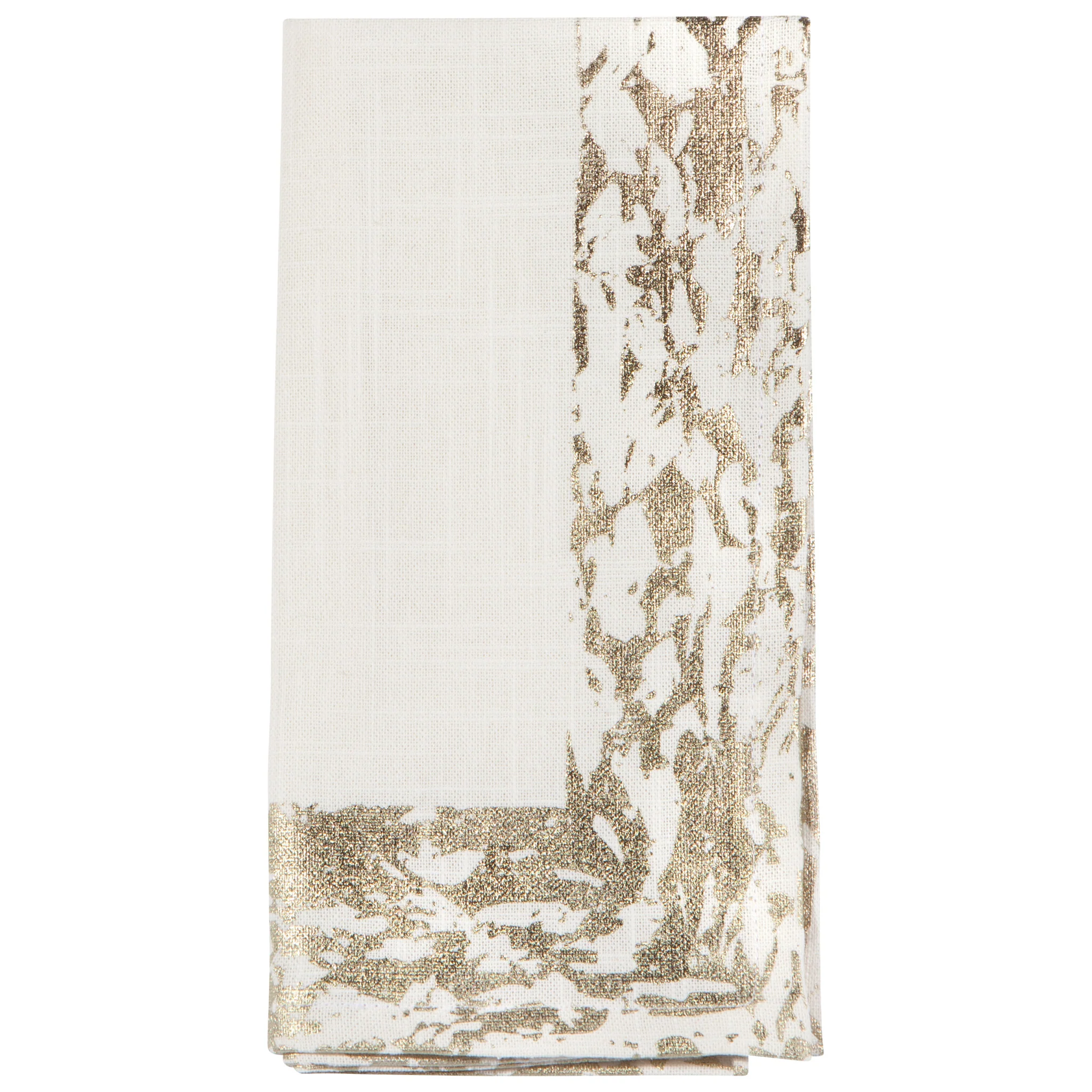 Danica Heirloom Gold Glimmer Napkins (Set of 4)