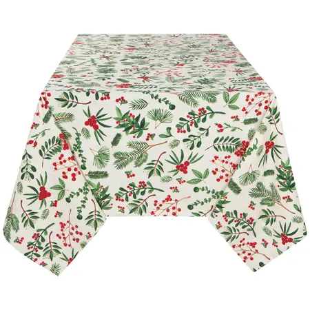 Danica Winterberry Printed Tablecloth 60x90in
