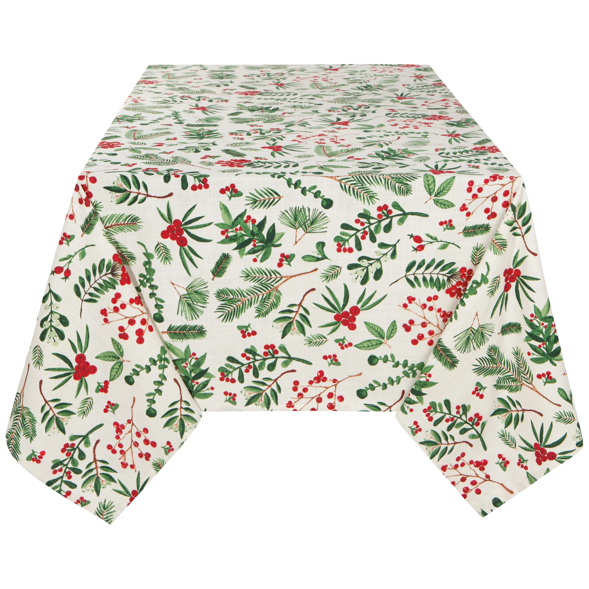 Danica Winterberry Printed Tablecloth 60x120in