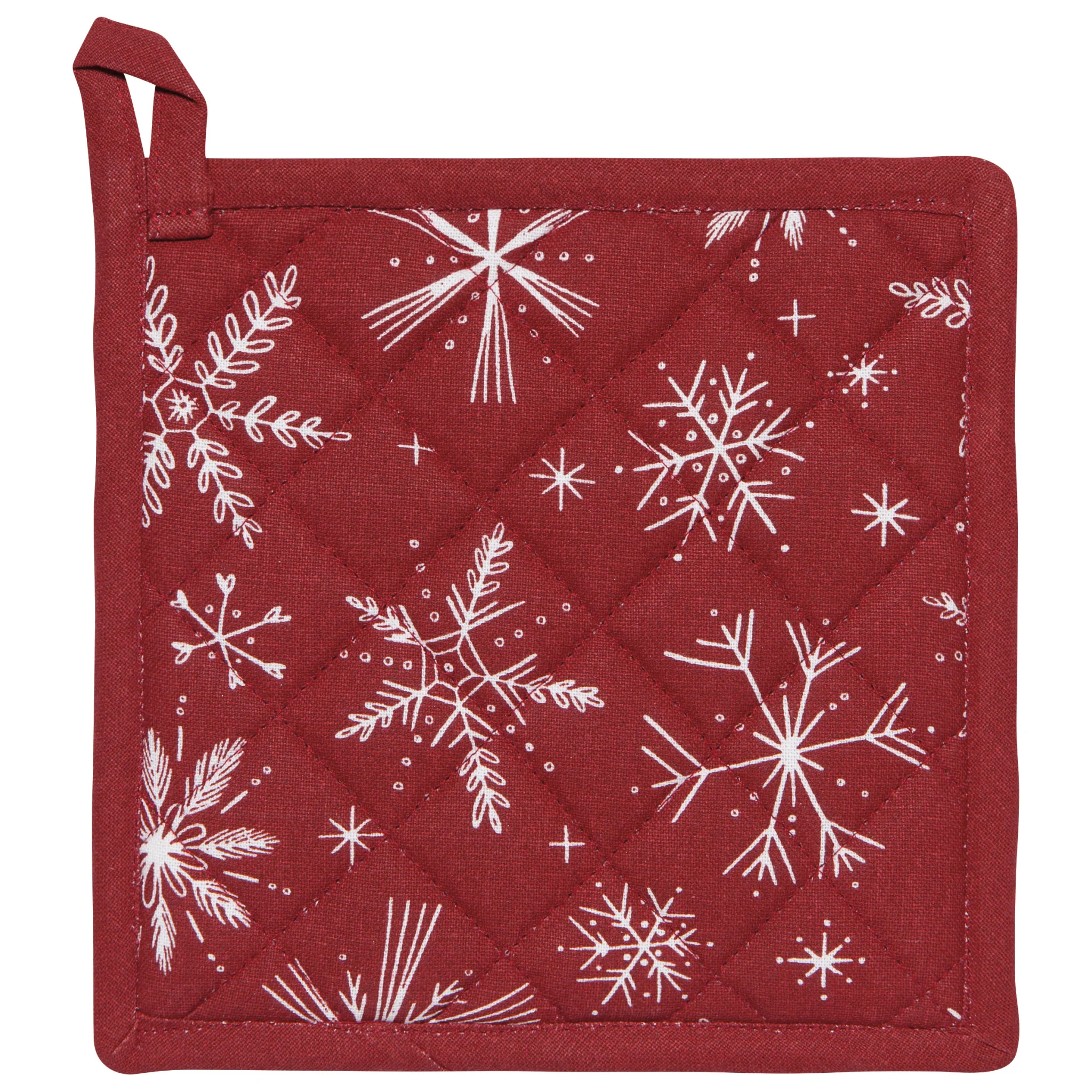 Danica Snowflakes Classic Potholder