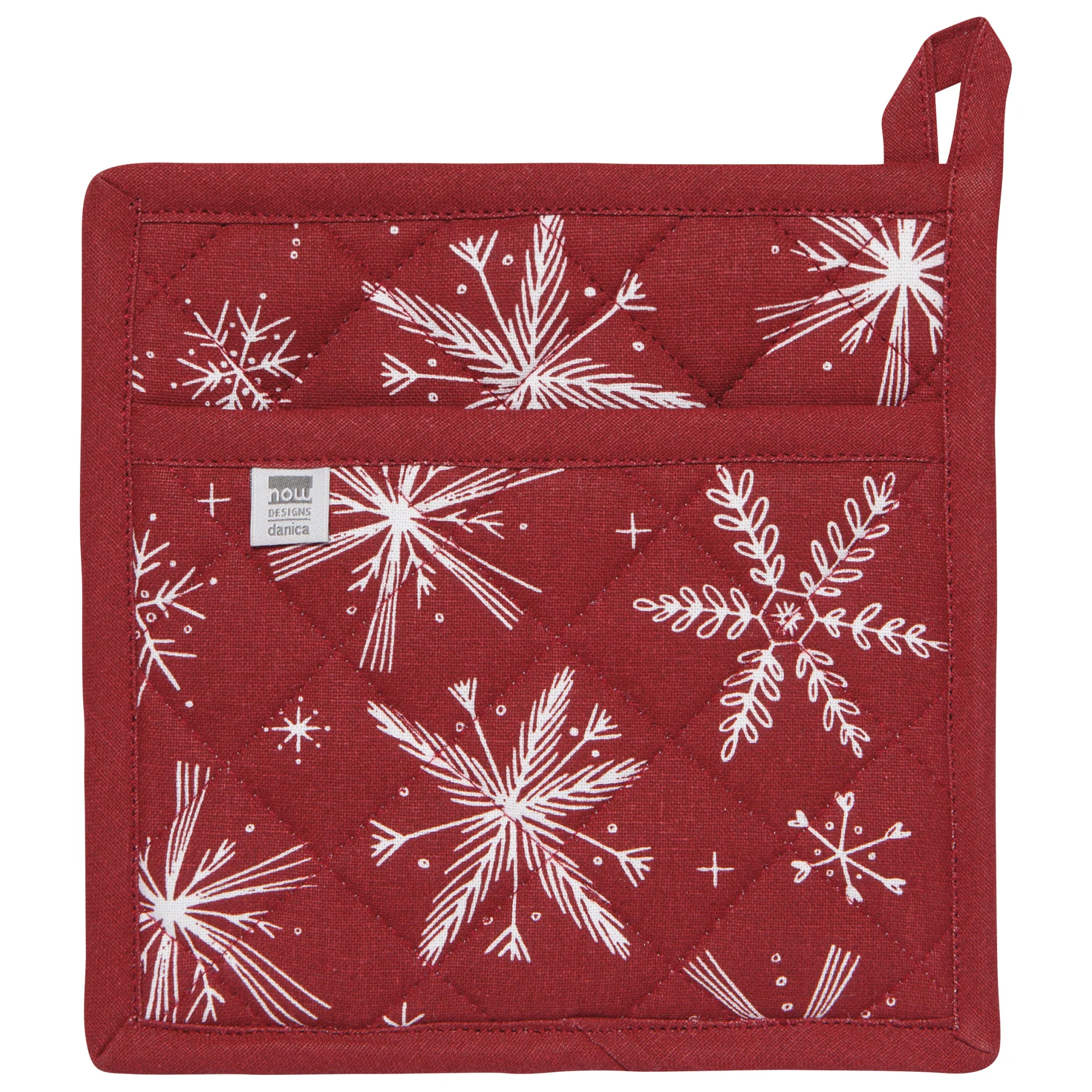 Danica Snowflakes Classic Potholder
