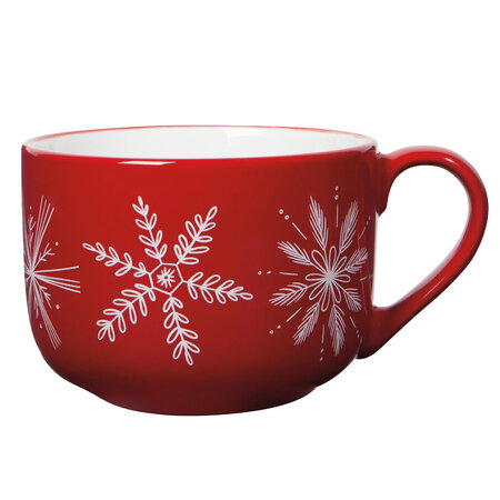 Danica Snowflakes Latte Mug