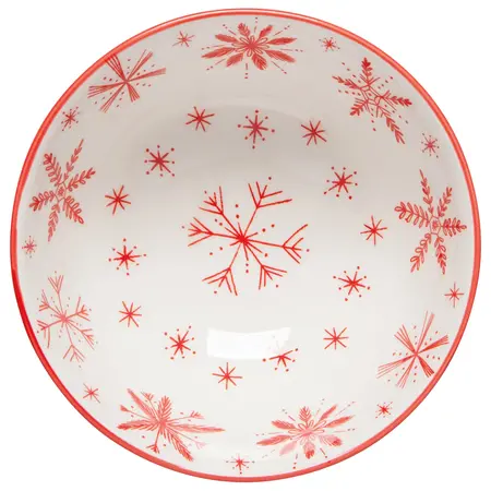 Danica Snowflakes Stamped Bowl 4in