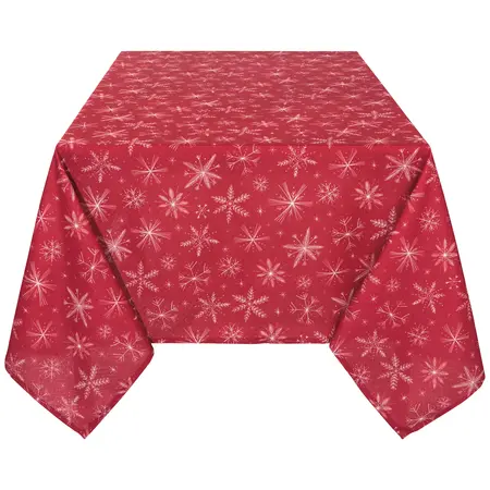 Danica Snowflakes Clean Coast Tablecloth 60x120in