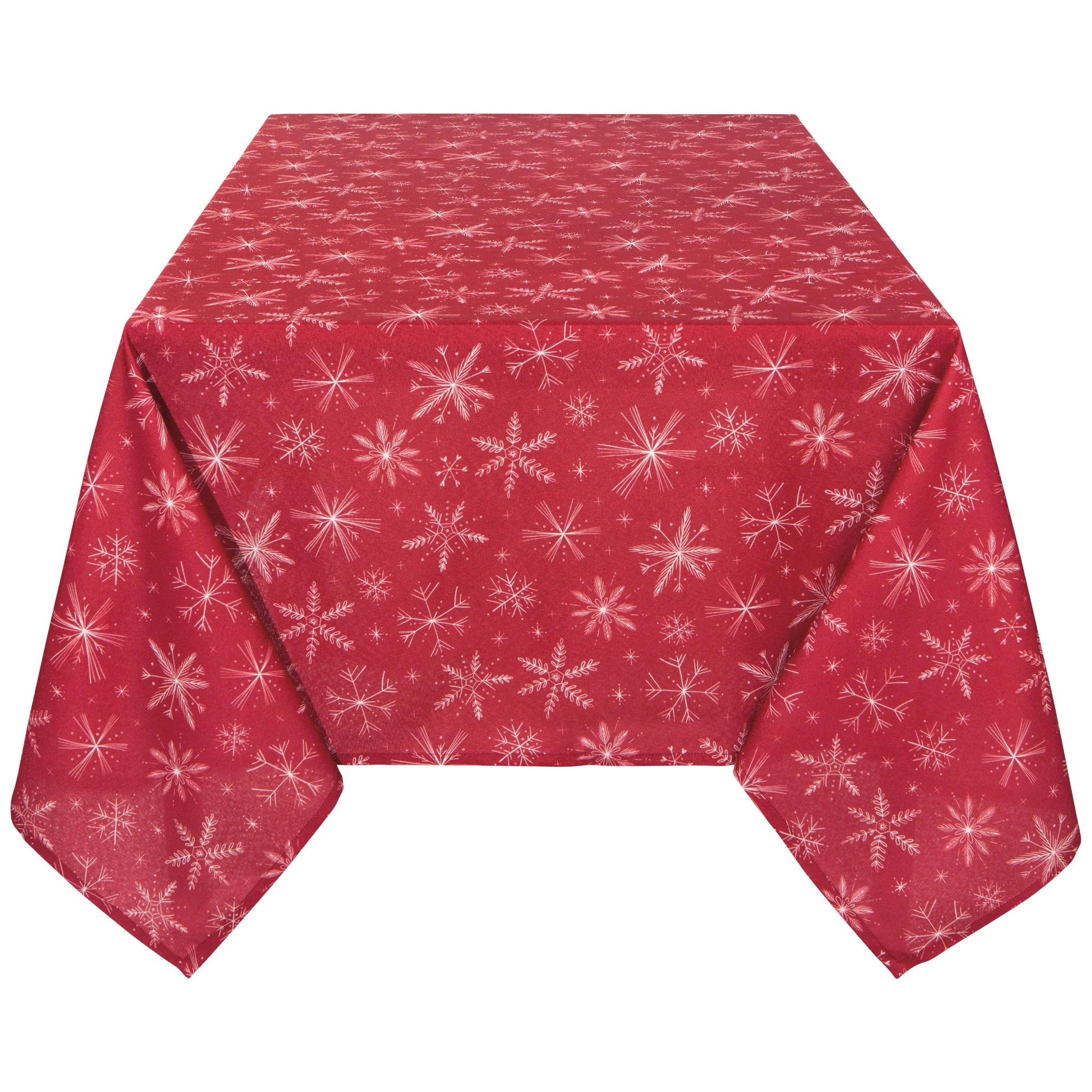 Danica Snowflakes Clean Coast Tablecloth 60x120in