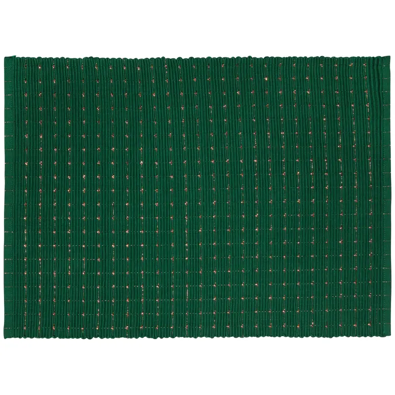 Danica Green Copper Ribbed Placemat