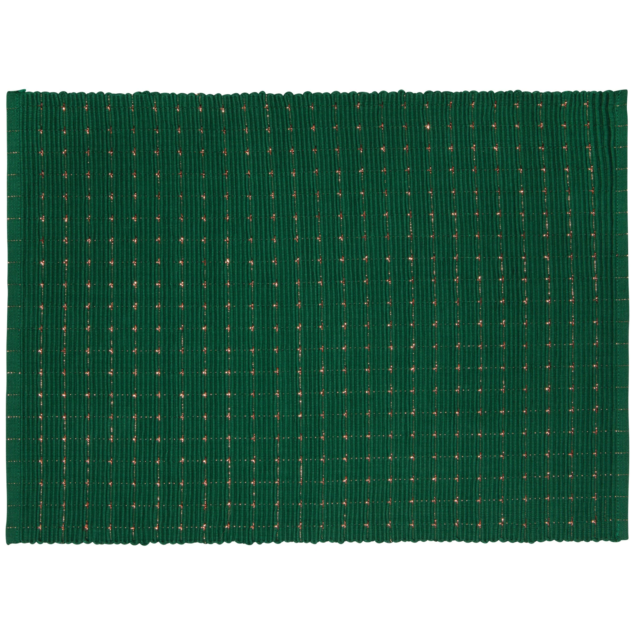 Danica Green Copper Ribbed Placemat