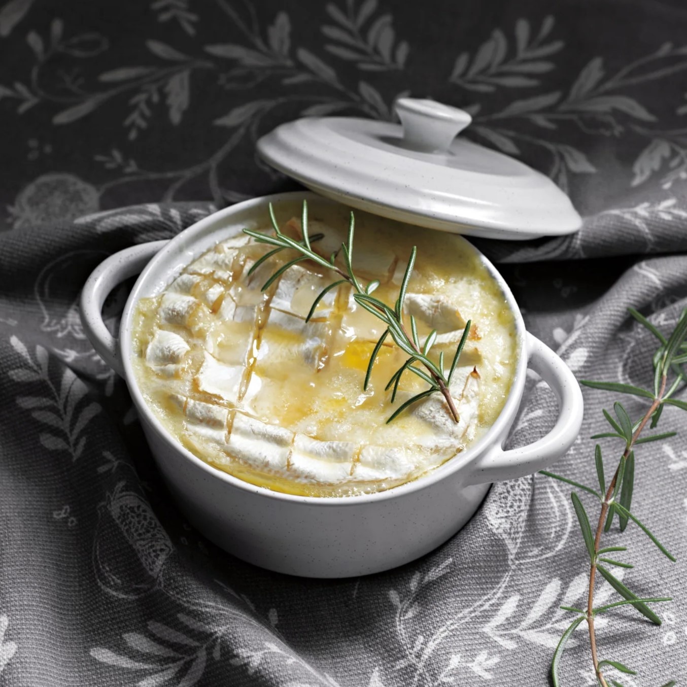 Danica Pomegranates Printed Terry Towel