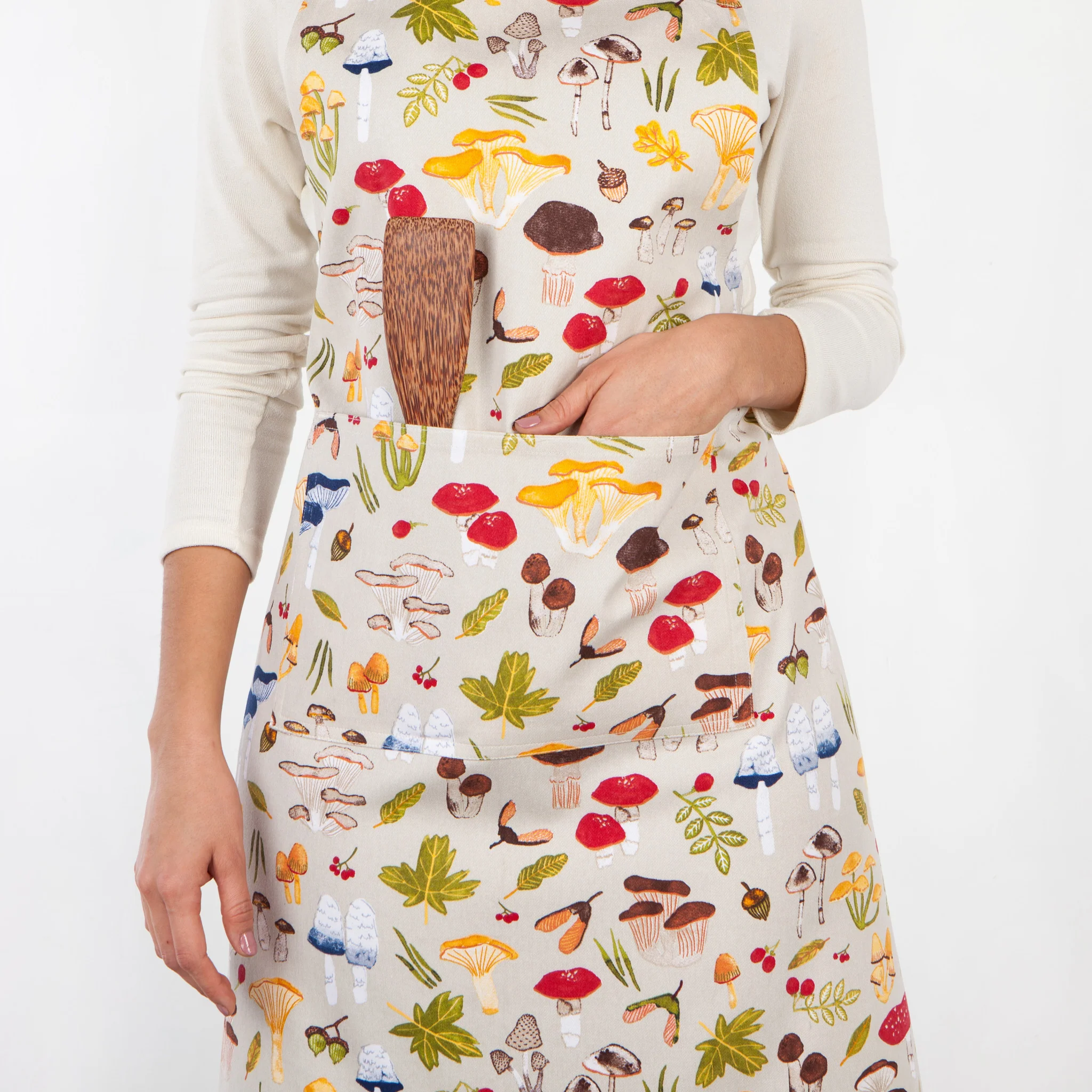 Danica Field Mushrooms Chef Apron
