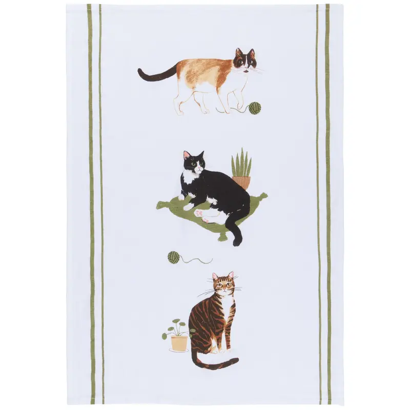 Danica Cat Collective Bakers Floursack Dishtowels (Set of 3)