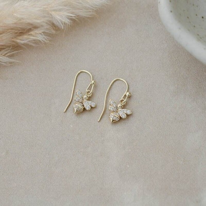 Glee Bee Yourself Earrings Gold
