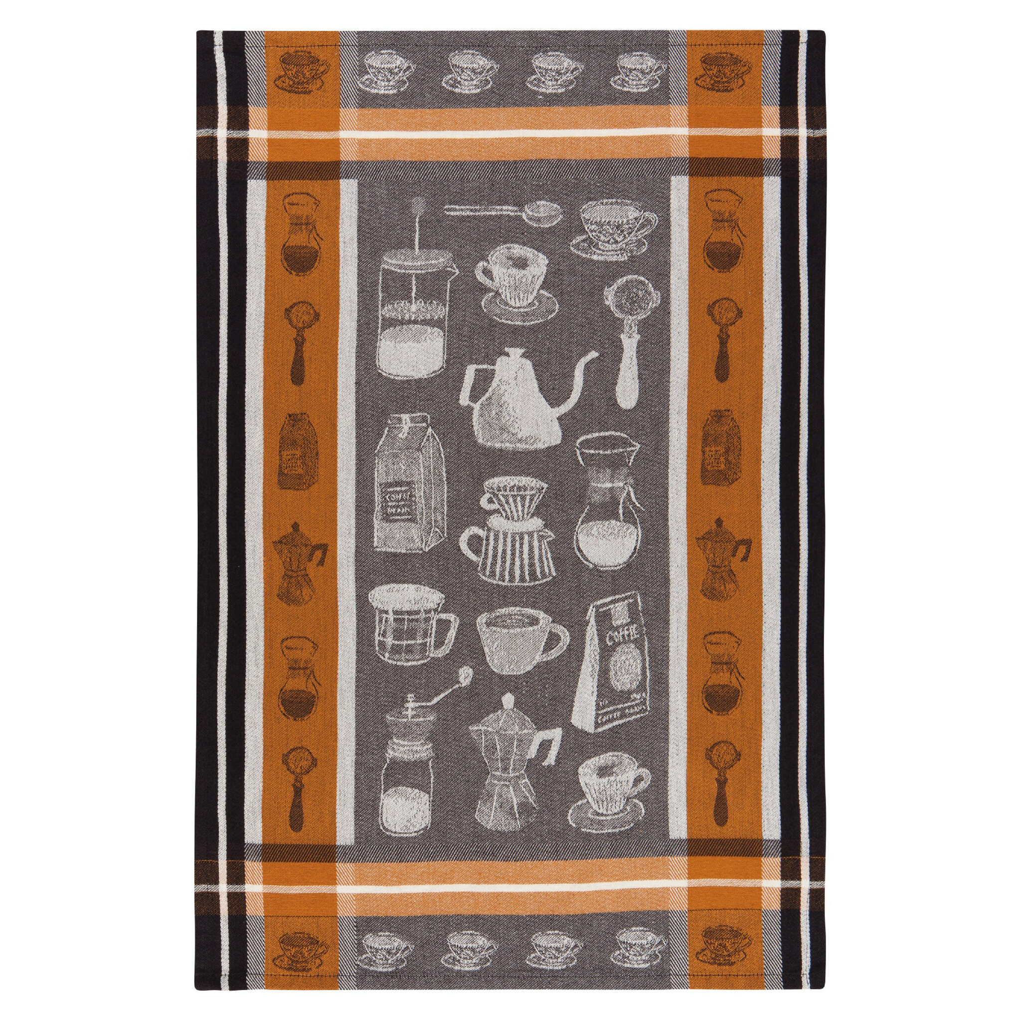 Danica Coffee Break Jacquard Tea Towel