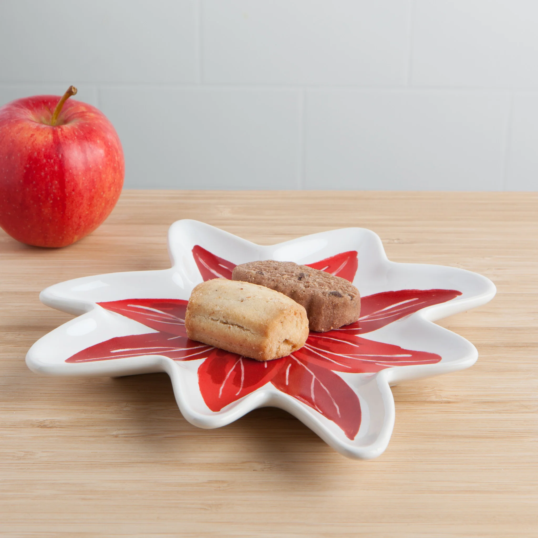 Danica Poinsettia Shaped Dish