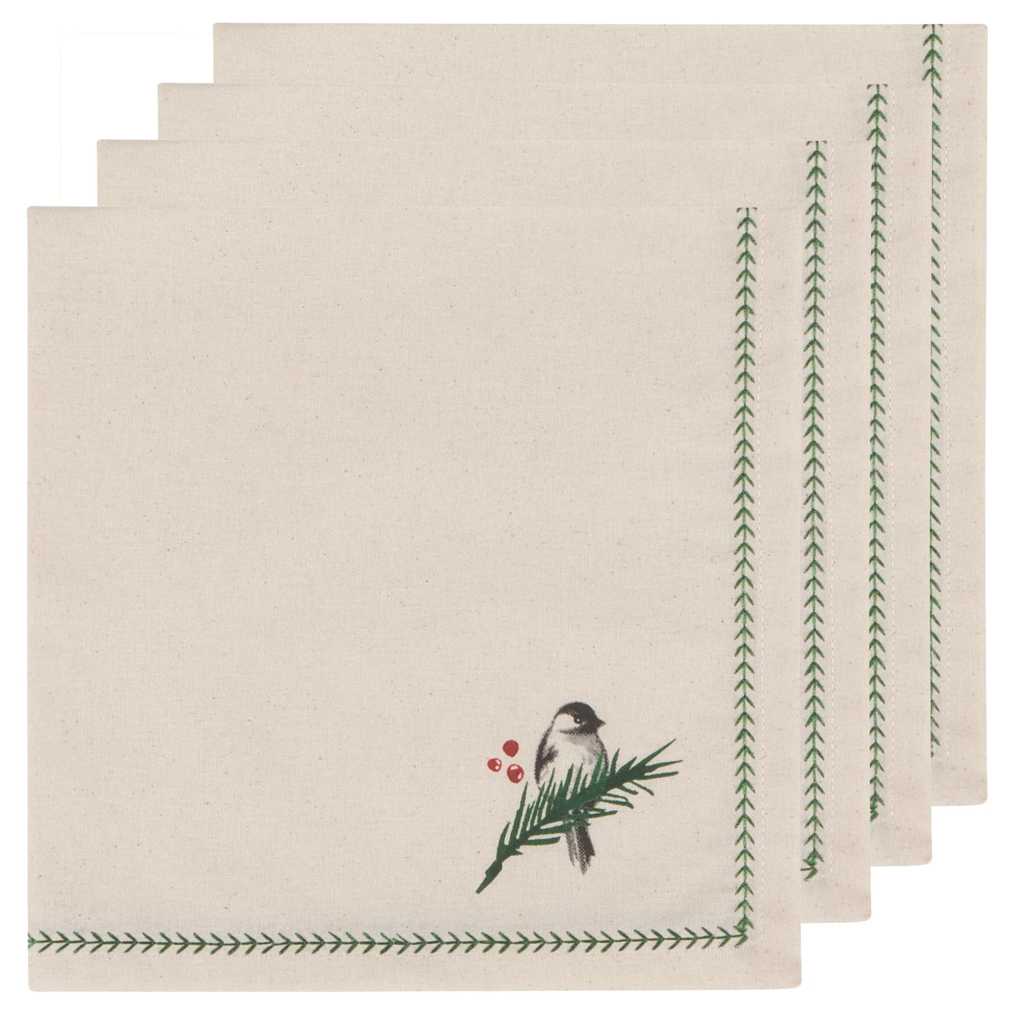 Danica Forest Bird Napkins (Set of 4)