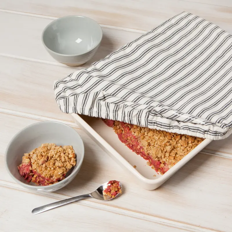 Now Designs Ticking Stripe Baking Dish Cover