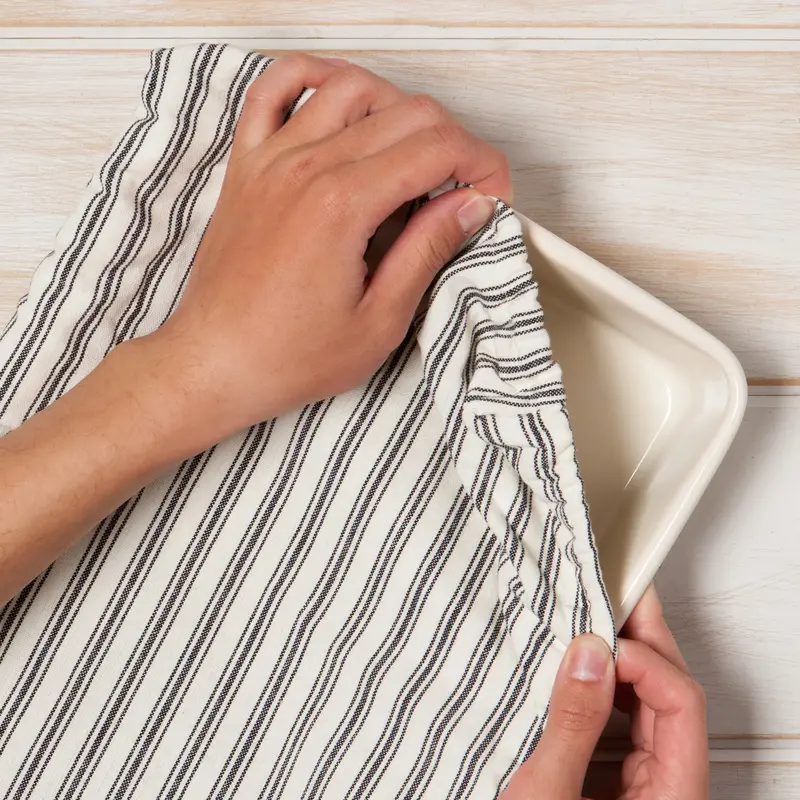 Now Designs Ticking Stripe Baking Dish Cover
