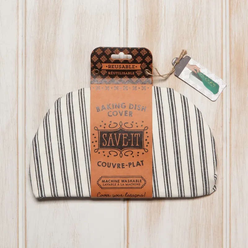 Now Designs Ticking Stripe Baking Dish Cover