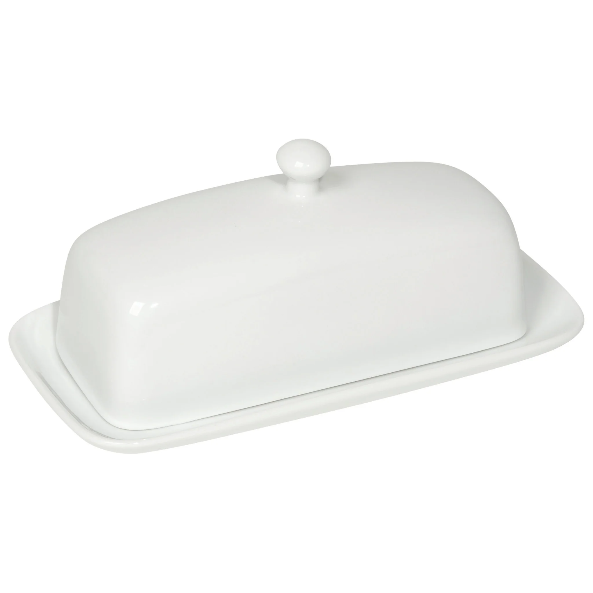 Now Designs Rectangle White Butter Dish
