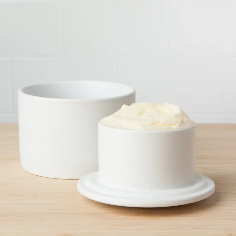Danica Matte White Butter Crock