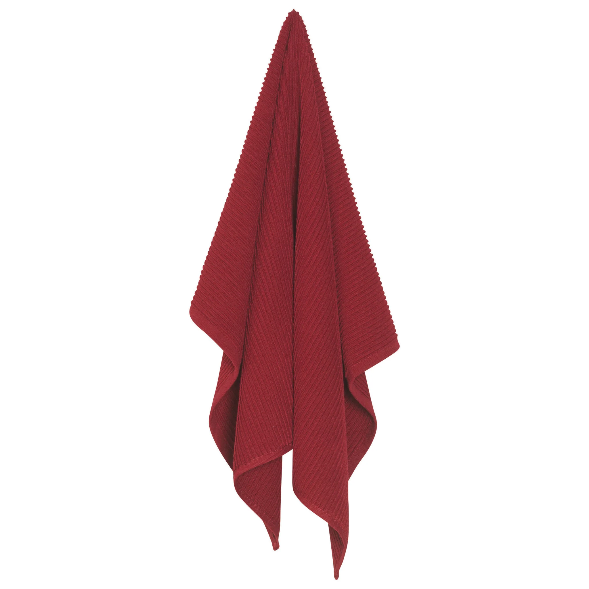Now Designs Carmine Red Ripple Dishtowel