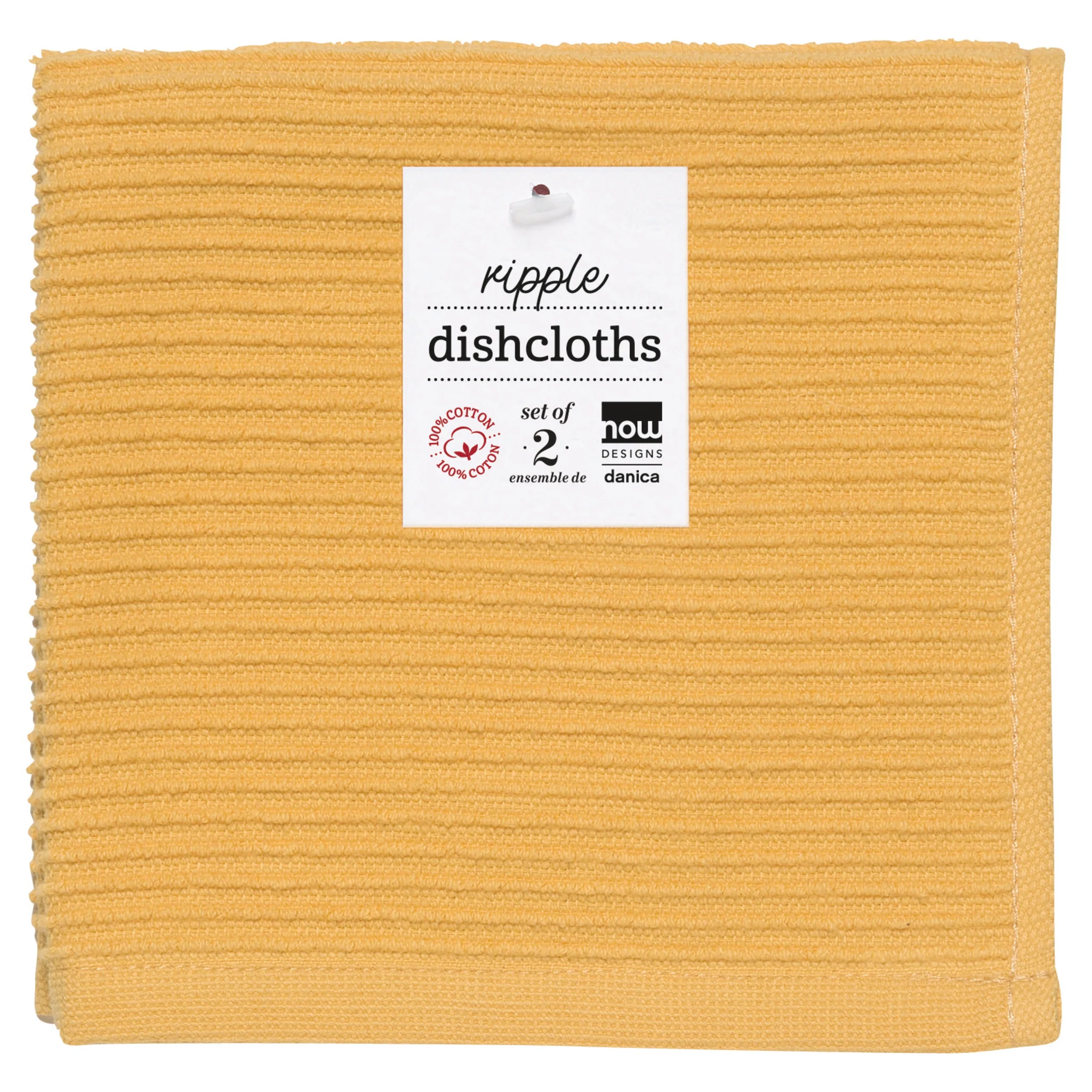 Now Designs Honey Ripple Dishcloths (Set of 2)
