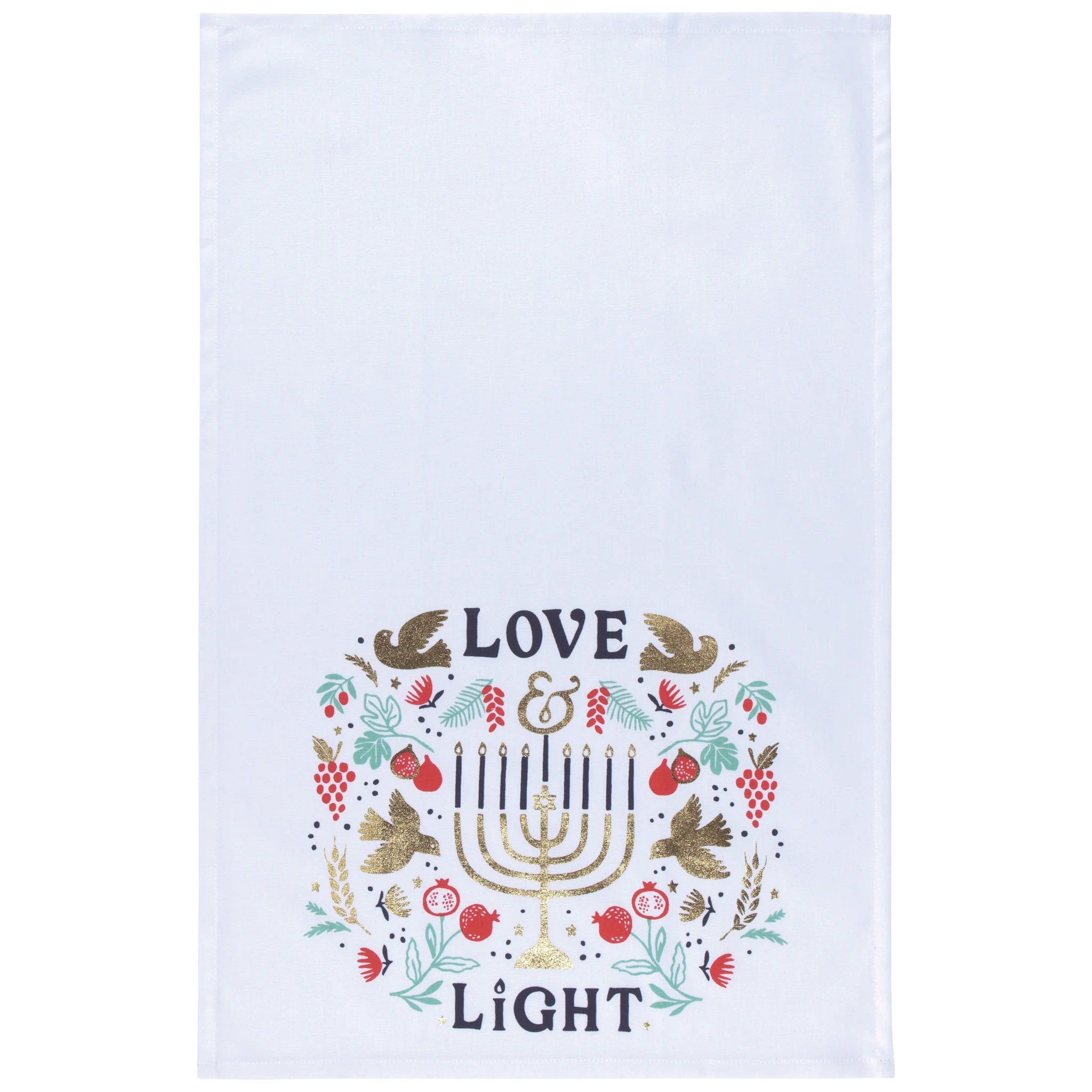 Danica Jubilee Love and Light Cotton Dishtowel