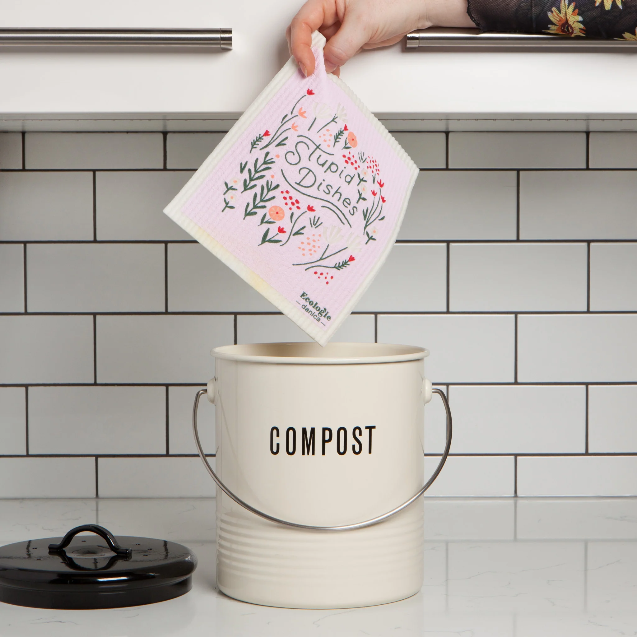 Ecologie by Danica Stupid Dishes Swedish Dishcloth