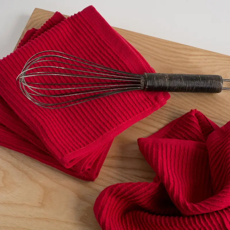 Now Designs Red Ripple Dishcloth (Set of 2)