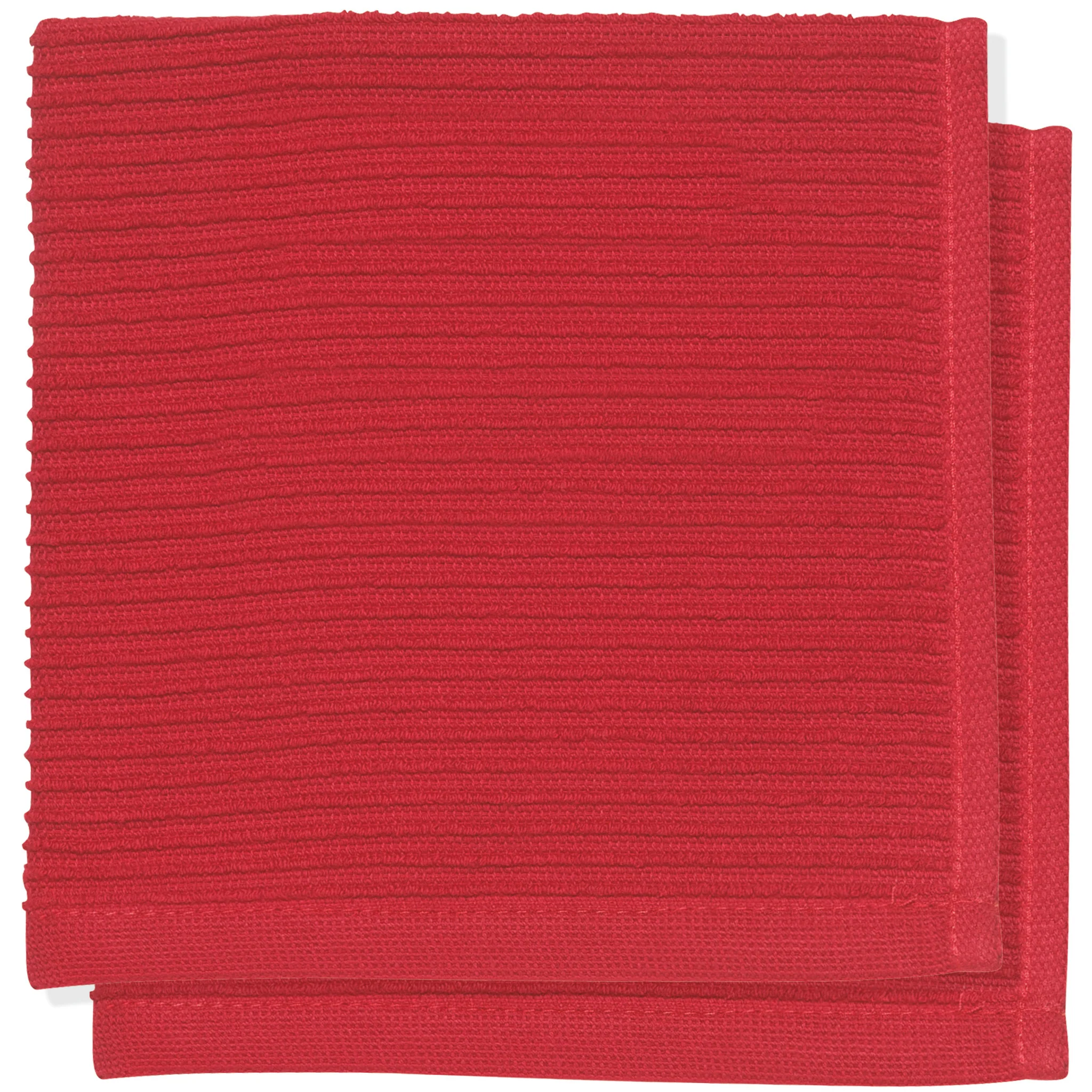 Now Designs Red Ripple Dishcloth (Set of 2)