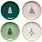 Danica Jubilee Glitzmas Appetizer Plate (Indvidual)