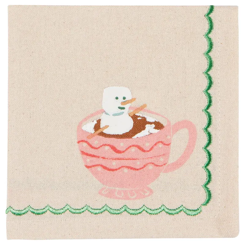 Danica Jubilee Cozy Cups Cocktail Napkins (Set of 4)